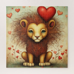 Löwe Liebe 1 Puzzle