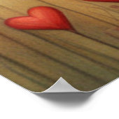 Löwe Liebe 3 Poster (Ecke)