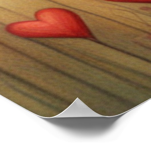 Löwe Liebe 3 Poster (Ecke)