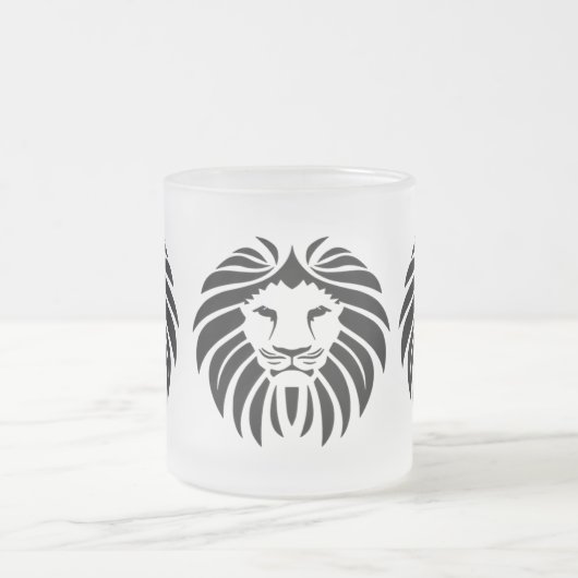 Löwe, Löwe-Mähne, Stolz, Safari Mattglastasse (Mittel)