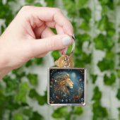 Löwe Löwe Sternzeichen Astrologie Himmelsgeburtsta Schlüsselanhänger (Hand)