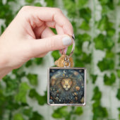 Löwe Löwe Sternzeichen Astrologie Mystischer Gebur Schlüsselanhänger (Hand)