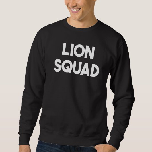 Löwe Löwenrudel Sweatshirt (Vorderseite)
