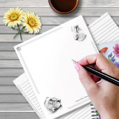 Löwe Löwin Führe mit Stärke & Klarheit Notizblock