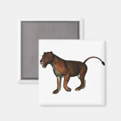 Löwe Magnet (Vorderseite/Rückseite)