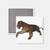 Löwe Magnet (Vorderseite/Rückseite)