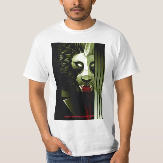 Löwe-Mann James Turners T-Shirt (Vorderseite)