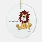 Löwe — Männlich Keramik Ornament (Links)