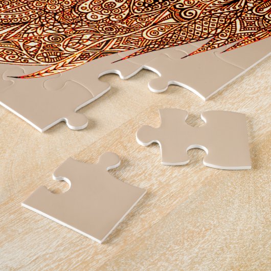 Löwe-Maske Puzzle (Seite)