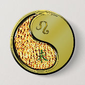 Löwe & Metall Ziege Button (Vorderseite)
