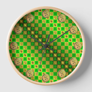 Löwe & Metall Ziege Uhr