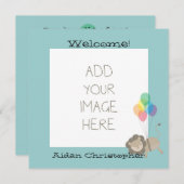 Löwe mit Balloons Ankündigung (Vorne/Hinten)