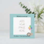 Löwe mit Balloons Ankündigung (Stehend Vorderseite)