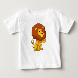 Löwe mit Curls Baby T-shirt