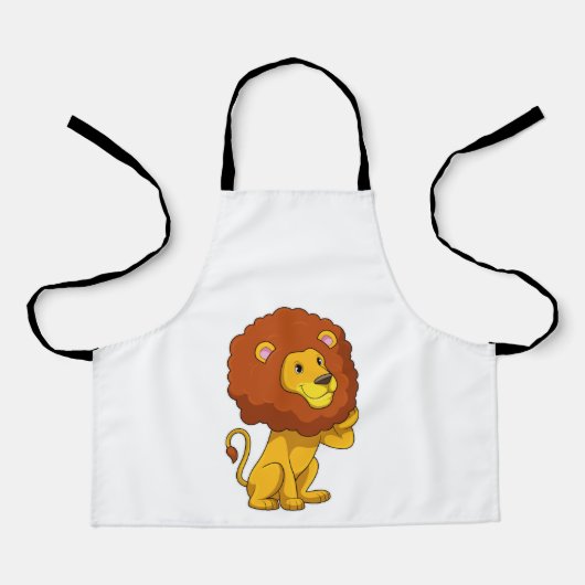 Löwe mit Curls Schürze (Vorderseite)
