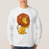 Löwe mit Curls T-Shirt (Vorderseite)