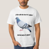 Löwe mit dem Kopf einer Taube T-Shirt (Vorderseite)