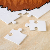 Löwe mit Donut Puzzle (Seite)