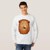 Löwe mit Donut T-Shirt (Vorne ganz)