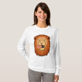 Löwe mit Donut T-Shirt (Vorne ganz)