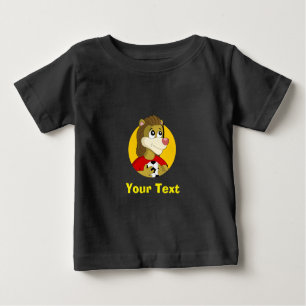 Löwe mit einem Fußballball Cartoon Baby T - Shirt