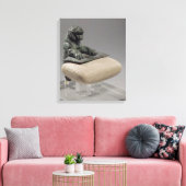 Löwe mit einem Hurrian Foundation Tablett, c.2150 Leinwanddruck (Insitu (Wohnzimmer))