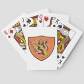 Löwe mit einem Schwert Spielkarten (Rückseite)