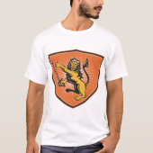 Löwe mit einem Schwert T-Shirt (Vorderseite)