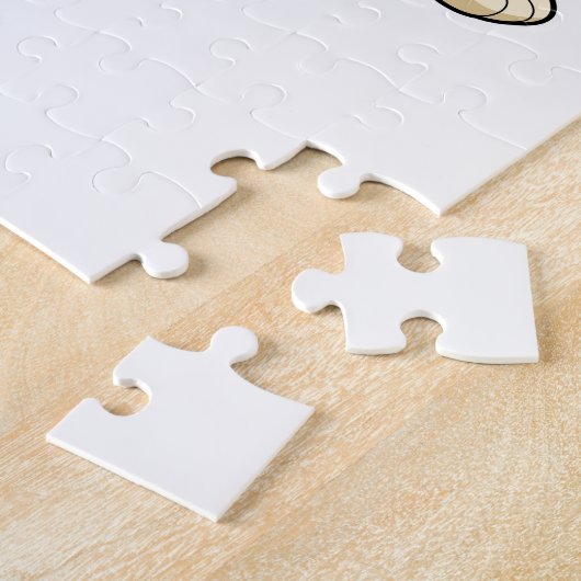 Löwe mit Fisch Puzzle (Seite)