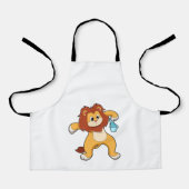 Löwe mit Fisch Schürze (Vorderseite)