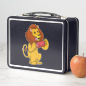 Löwe mit Fleisch Metall Brotdose (Beispiel)