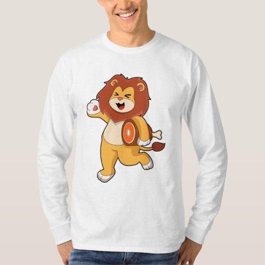 Löwe mit Fleisch T-Shirt (Vorderseite)