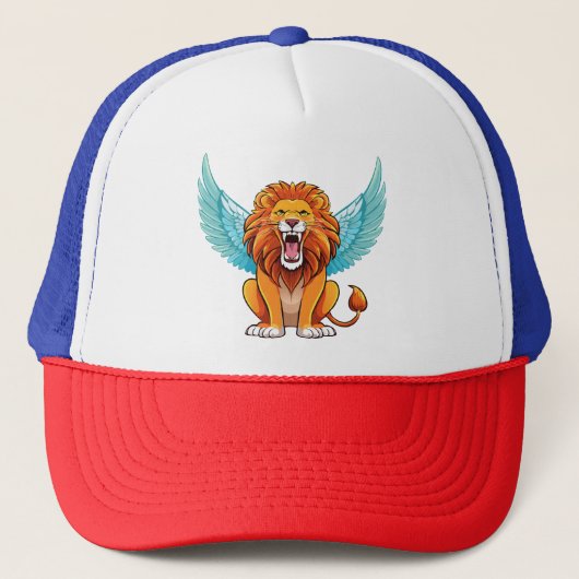 Löwe mit Flügeln Truckerkappe (Vorderseite)
