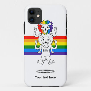 Löwe mit Gay Pride Mane Schulter Case-Mate iPhone Hülle