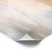 Löwe mit glockenglänzenden Plakatwänden Kunst Poster (Ecke)