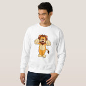 Löwe mit großen Klauen Sweatshirt (Vorne ganz)