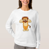 Löwe mit großen Klauen T-Shirt (Vorderseite)