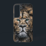 Löwe mit grünen Augen Samsung Galaxy Hülle<br><div class="desc">Strong Lion - King - Abstrakt Art Modern Style Painting - Wählen / Fügen Sie Ihren einzigartigen Text / Name / Farbe - Make Your Special Gift - Neu formatieren und verschieben oder entfernen und hinzufügen / Text mit Anpassungs-Tool ! Malerei und Design von MIGNED. Bitte schauen Sie sich meine...</div>