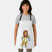 Löwe mit Handtuch für Dusche Schürze (Insitu)