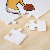 Löwe mit Herz Puzzle (Seite)