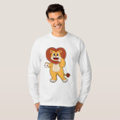 Löwe mit Herz T-Shirt (Vorne ganz)