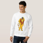 Löwe mit Kamm Sweatshirt (Vorne ganz)