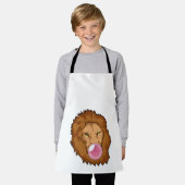 Löwe mit Kaugummi Schürze (Getragen)