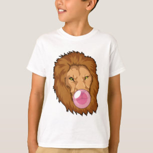 Löwe mit Kaugummi T-Shirt
