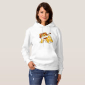 Löwe mit Knochen Hoodie (Vorne ganz)