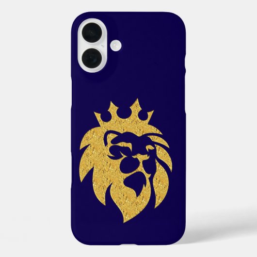 Löwe mit Krone - Gold Stil 1 Case-Mate iPhone Hülle (Rückseite)