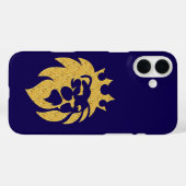 Löwe mit Krone - Gold Stil 1 Case-Mate iPhone Hülle (Rückseite (Horizontal))