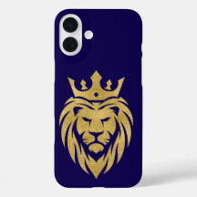Löwe mit Krone - Gold Stil 3