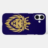 Löwe mit Krone - Gold Stil 3 Case-Mate iPhone Hülle (Rückseite (Horizontal))