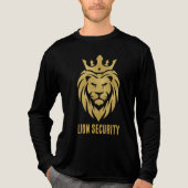 Löwe mit Krone - Gold Stil 3 Tri-Blend Shirt (Vorderseite)